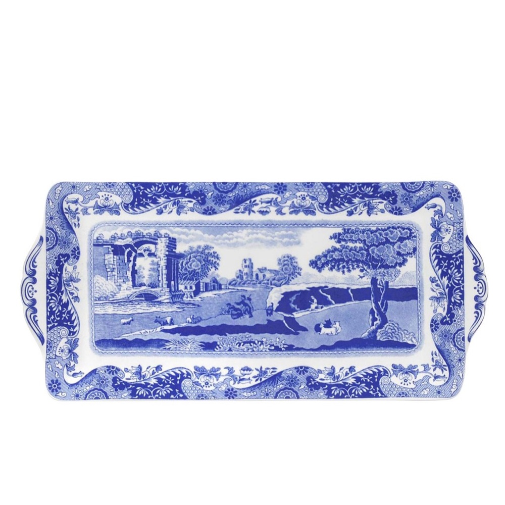 Spode Blue Italian Vanity Tray